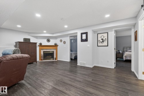 91 Westmews, Fort Saskatchewan, AB - Indoor With Fireplace