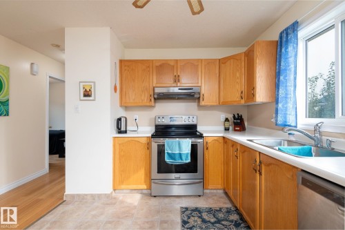 6103 53 Avenue, Cold Lake, AB - Indoor Photo Showing Kitchen With Double Sink