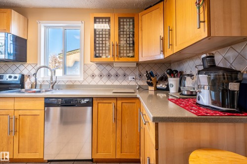 10532 157 Street, Edmonton, AB - Indoor Photo Showing Kitchen With Double Sink