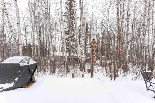 View of yard covered in snow - 516 5 Street, Rural Lac Ste. Anne County, AB - Outdoor