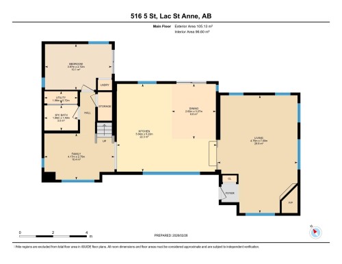View of property floor plan - 516 5 Street, Rural Lac Ste. Anne County, AB - Other