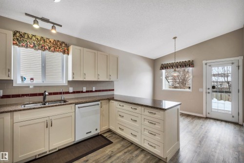 91 Hamilton Crescent, St. Albert, AB - Indoor Photo Showing Kitchen With Double Sink