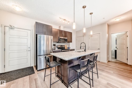 108 1144 Adamson Drive, Edmonton, AB - Indoor Photo Showing Kitchen With Upgraded Kitchen