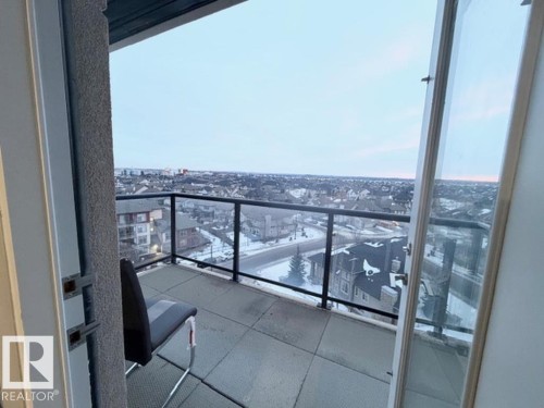 Balcony with a view of city - 706 5151 Windermere Bv, Edmonton, AB -  With View