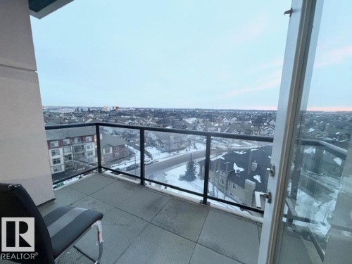 Balcony with a view of city - 706 5151 Windermere Bv, Edmonton, AB - Outdoor With View
