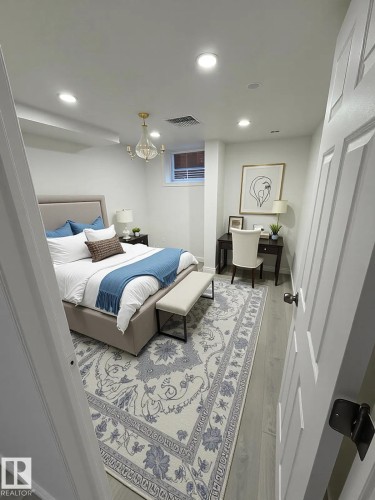 Virtually Staged - 10519 173 Avenue, Edmonton, AB - Indoor Photo Showing Bedroom