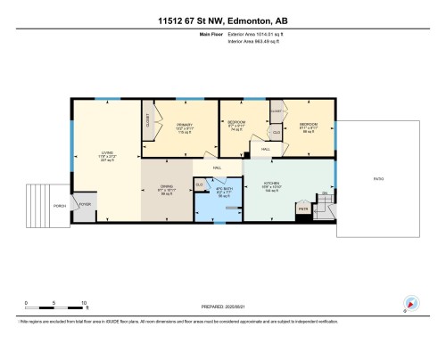 View of floor plan / room layout - 11512 67 Street, Edmonton, AB - Other