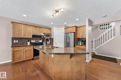 21907 95 Avenue, Edmonton, AB - Indoor Photo Showing Kitchen With Double Sink