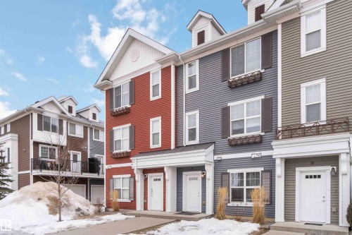 View of front of home - 31 2803 James Mowatt Trail, Edmonton, AB - Outdoor With Facade