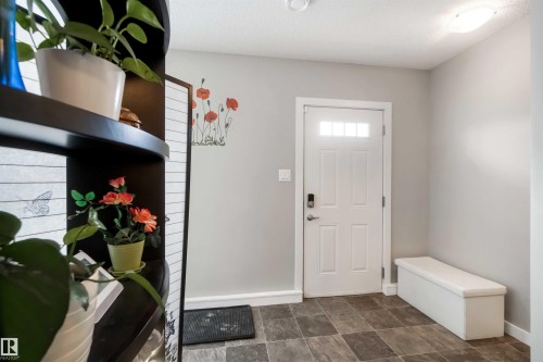 Foyer entrance with baseboards - 31 2803 James Mowatt Trail, Edmonton, AB - Indoor Photo Showing Other Room