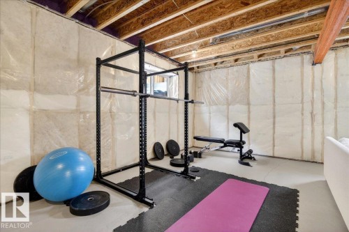 80 Maple Crescent, Gibbons, AB - Indoor Photo Showing Gym Room
