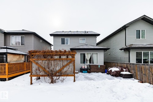 Back of house featuring a deck - 3312 17B Avenue, Edmonton, AB - Outdoor With Exterior