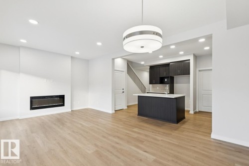 336 27 Street, Edmonton, AB - Indoor With Fireplace