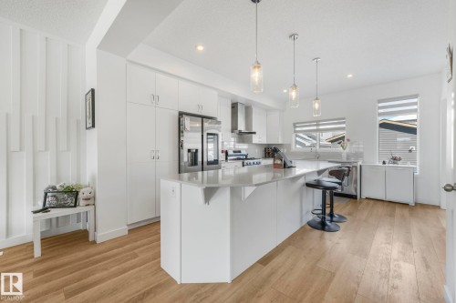 9476 Colak Lane, Edmonton, AB - Indoor Photo Showing Kitchen With Upgraded Kitchen