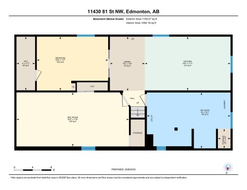 View of property floor plan - 11430 81 Street, Edmonton, AB - Other