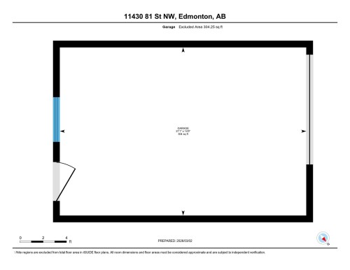 View of property floor plan - 11430 81 Street, Edmonton, AB - Other