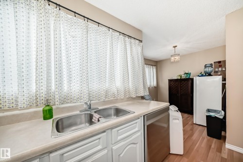 1049 Millbourne Road E, Edmonton, AB - Indoor Photo Showing Kitchen With Double Sink