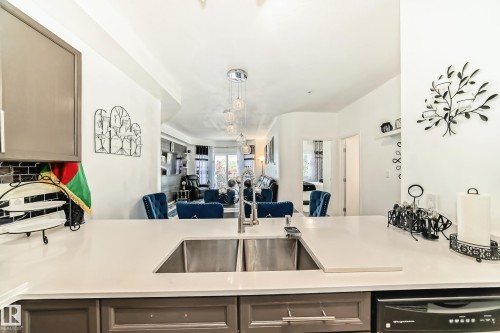 207 4316 139 Avenue, Edmonton, AB - Indoor Photo Showing Kitchen With Double Sink