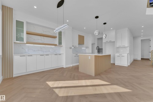 103 28 Street, Edmonton, AB - Indoor Photo Showing Kitchen