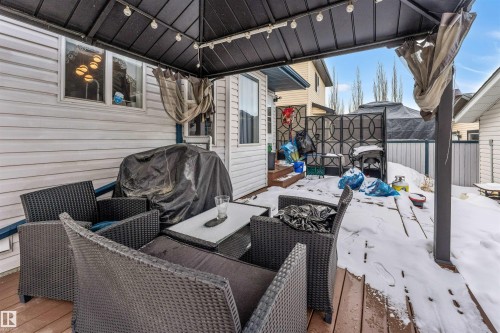 View of patio / terrace with a deck, a grill, and an outdoor lounge area - 4404 150 Avenue, Edmonton, AB - Outdoor With Deck Patio Veranda With Exterior