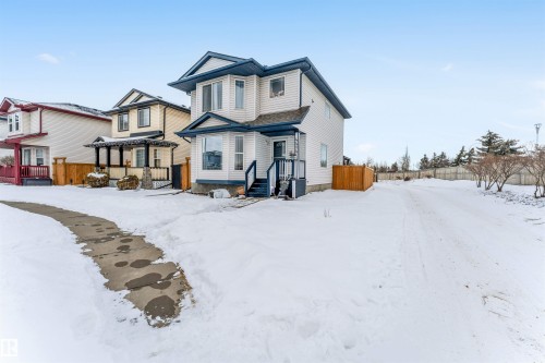View of front of home - 4404 150 Avenue, Edmonton, AB - Outdoor With Facade