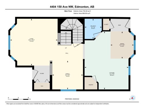 View of home floor plan - 4404 150 Avenue, Edmonton, AB - Other