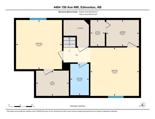 View of home floor plan - 4404 150 Avenue, Edmonton, AB - Other
