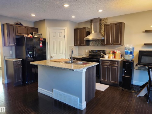12026 167B Avenue, Edmonton, AB - Indoor Photo Showing Kitchen With Double Sink