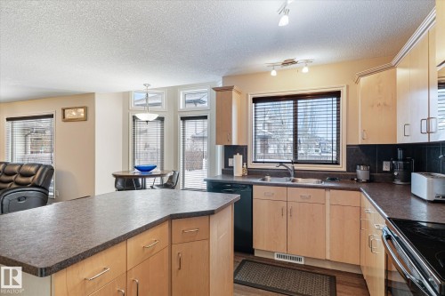 66 Nadine Way, St. Albert, AB - Indoor Photo Showing Kitchen With Double Sink