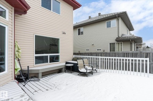 View of wooden deck - 66 Nadine Way, St. Albert, AB - Outdoor With Deck Patio Veranda With Exterior