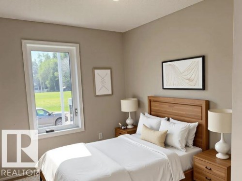 View of bedroom - 130 1 Street, Blue Ridge, AB - Indoor Photo Showing Bedroom
