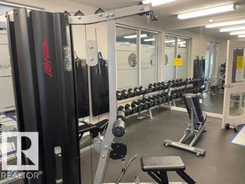 109 2590 Anderson Way Sw, Edmonton, AB - Indoor Photo Showing Gym Room
