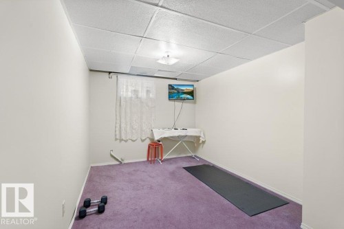Laundry area featuring carpet flooring and baseboards - 10429 28A Avenue, Edmonton, AB - Indoor Photo Showing Other Room