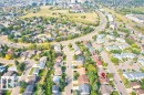Aerial overview of property's location with nearby suburban area - 10429 28A Avenue, Edmonton, AB  - Outdoor With View 