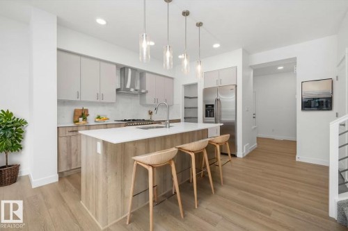 2816 190 Street, Edmonton, AB - Indoor Photo Showing Kitchen With Upgraded Kitchen