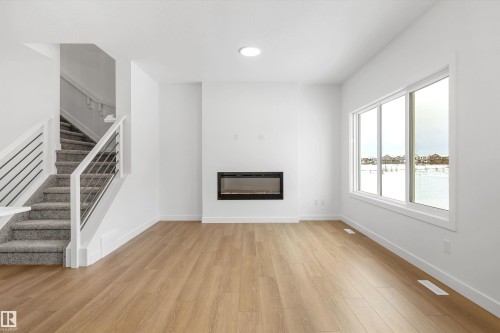 2816 190 Street, Edmonton, AB - Indoor Photo Showing Other Room With Fireplace