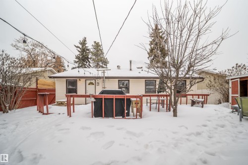 Snow covered property - 8908 130 Avenue Nw, Edmonton, AB - Outdoor