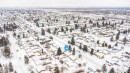 View of snowy aerial view - 8908 130 Avenue Nw, Edmonton, AB  - Outdoor With View 