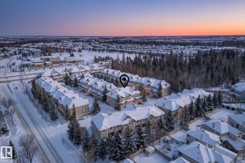 View of snowy aerial view - 44 903 Rutherford Road, Edmonton, AB - Outdoor With View