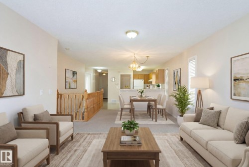 41 14428 Miller Boulevard, Edmonton, AB - Indoor Photo Showing Living Room