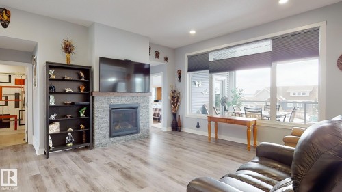 55101 Ste. Anne Trail, Rural Lac Ste. Anne County, AB - Indoor Photo Showing Living Room With Fireplace