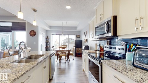 55101 Ste. Anne Trail, Rural Lac Ste. Anne County, AB - Indoor Photo Showing Kitchen With Double Sink With Upgraded Kitchen