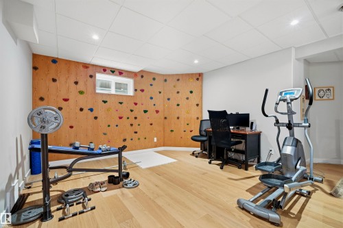 9324 95 Street, Edmonton, AB - Indoor Photo Showing Gym Room