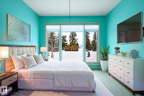 48 Fairway Point(E), Spruce Grove, AB - Indoor Photo Showing Bedroom