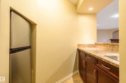 Bathroom featuring vanity and recessed lighting - 48 Fairway Point(E), Spruce Grove, AB - Indoor