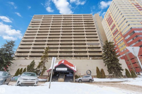 1509 9918 101 Street, Edmonton, AB - Outdoor With Balcony With Facade