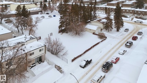 View of snowy aerial view - 13908 64 Street, Edmonton, AB 