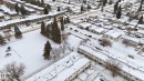 View of snowy aerial view - 13908 64 Street, Edmonton, AB 