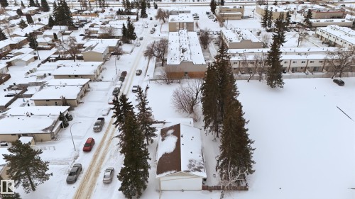 View of snowy aerial view - 13908 64 Street, Edmonton, AB 