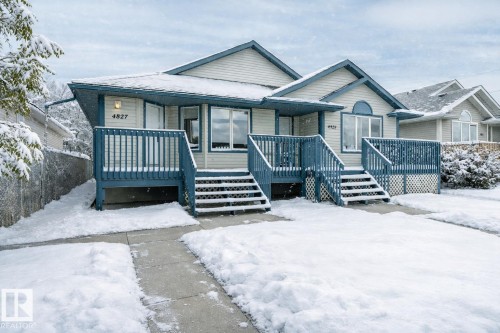 4827 54 Avenue, Wetaskiwin, AB - Outdoor With Deck Patio Veranda With Facade
